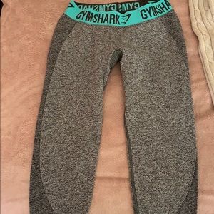 Gymshark flex in dark grey and teal
